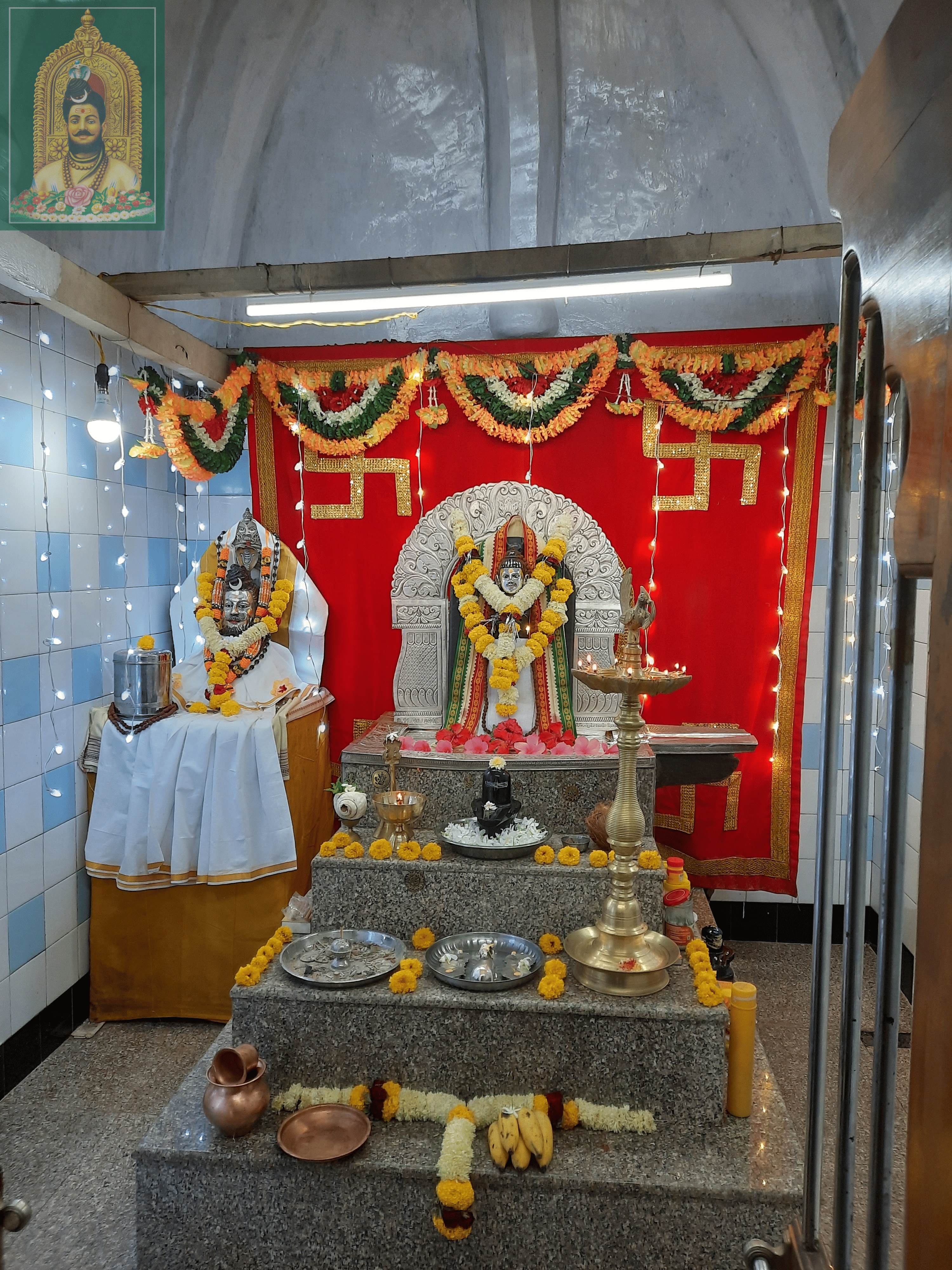 Temple interior view